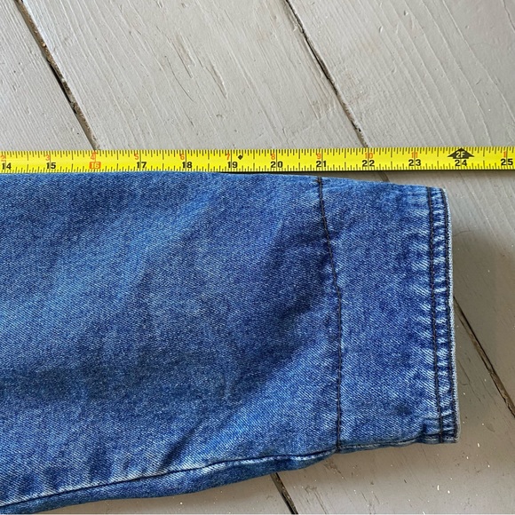 Vintage Dunbrooke Flannel Lined Denim Chore Barn Hunting Coat Corduroy Cotton - Picture 11 of 13